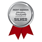 Merit Awards Education TimelyMD Silver