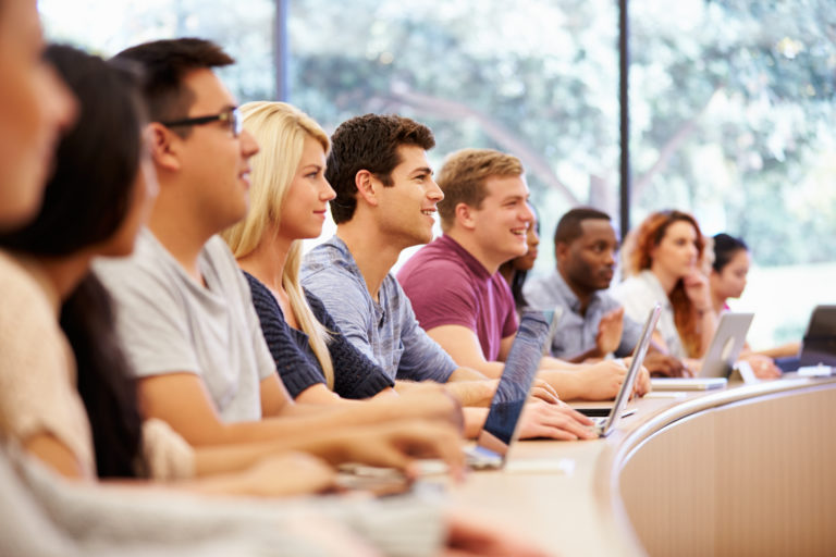 Students in class