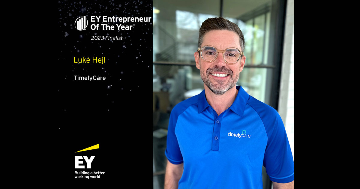 Luke Hejl Entrepreneur Of The Year 2023 Southwest Award Finalist